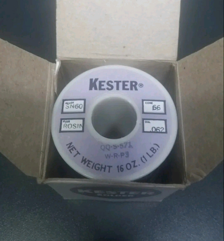 (새제품) 캐스터 KESTER 빈티지납 1롤 이미지