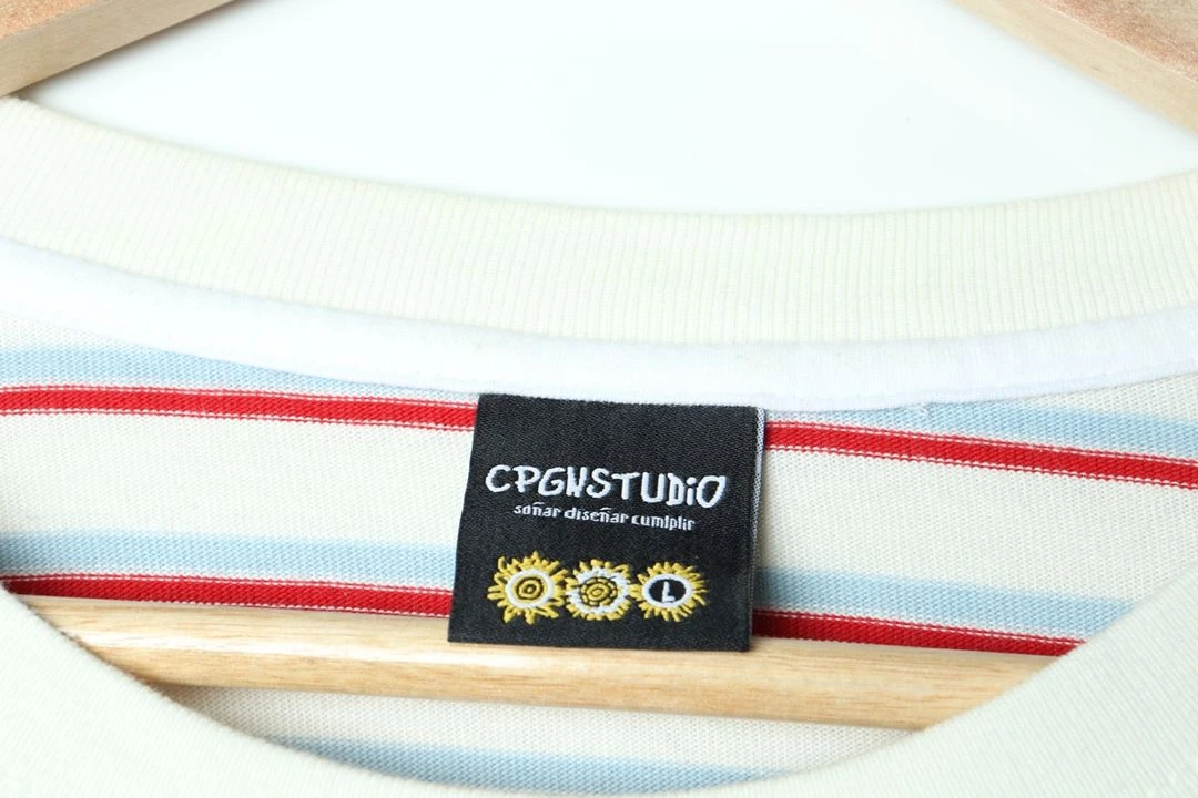 (L-2XL) 꼼파뇨 긴팔티셔츠 오버핏 쭉티 스트릿 이미지