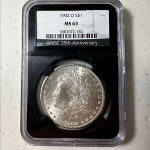 1902년 뉴올리언스 미국 은화 모건달러 NGC MS63 이미지