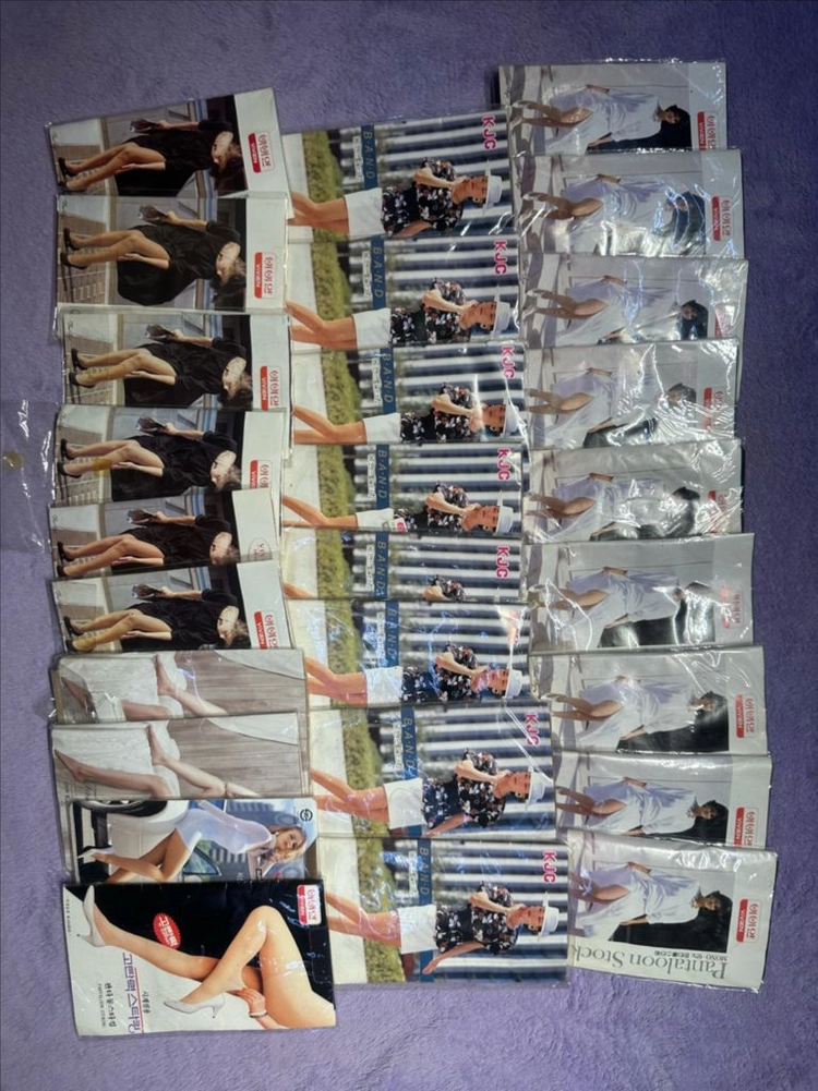 빈티지 비비안 KJC 판타롱 밴드 스타킹 27족 일괄팝니다 상태: 미사용 새 상품 (빈티지 소장품) - 안심되는 중고거래