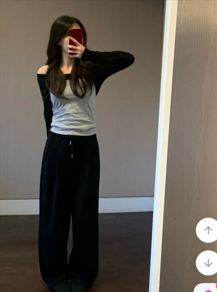 핀턱와이드팬츠 벌룬핏 바지 남녀공용 이미지