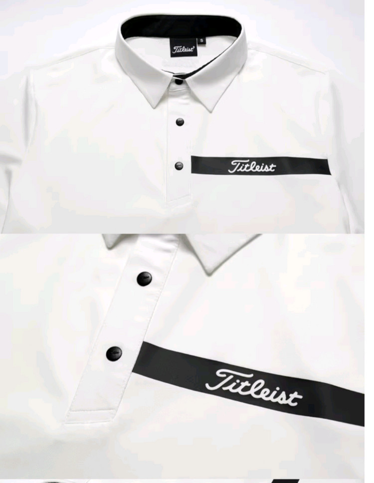 타이틀리스트 긴팔 카라티셔츠 XL 블랙,네이비,화이트 3종 팝니다 이미지