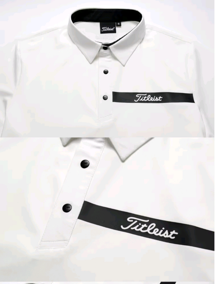 타이틀리스트 긴팔 카라티셔츠 XL 블랙,네이비,화이트 3종 팝니다 이미지