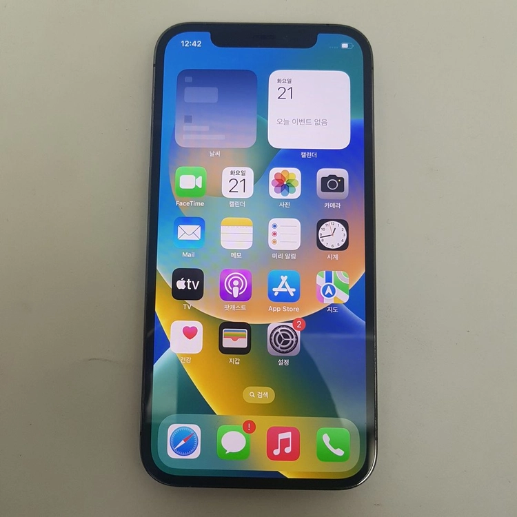 아이폰 iPhone 12 PRO 프로 256 그라파이트 16.1.1 85% - 안심되는 중고거래
