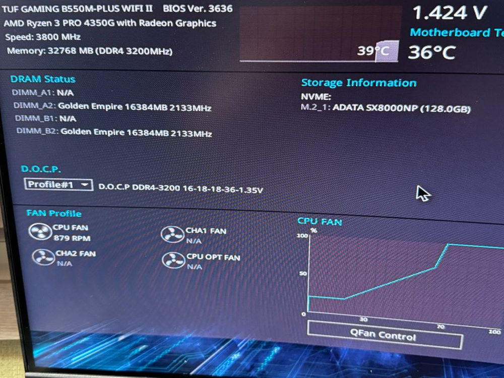 GeIL EVO X DDR4 3200 32GB (16GBx2) RGB 메모리 이미지