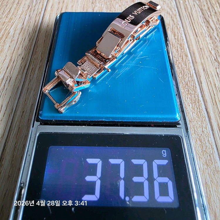 18k 금팔찌.로즈골드 이미지