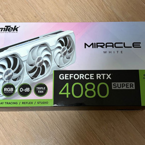 RTX4080SUPER 미라클 화이트 판매합니다 이미지