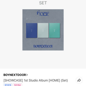 보이넥스트도어 보넥도 Home 홈 새제품 앨범 이미지