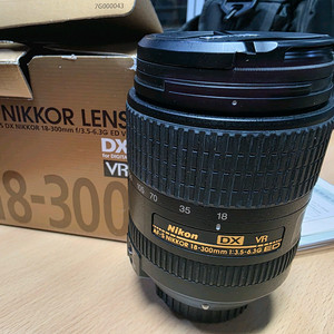 니콘 dslr dx 18-300mm vr + 정품후드hb39, 필터 풀박 이미지