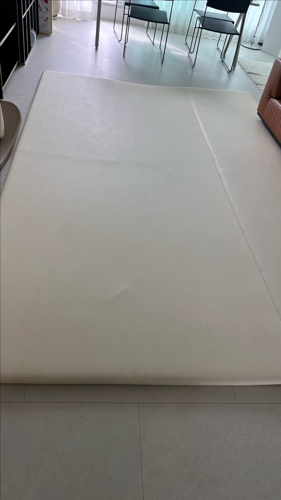 크림하우스 프리2 아기매트 280*350 버터크림 이미지