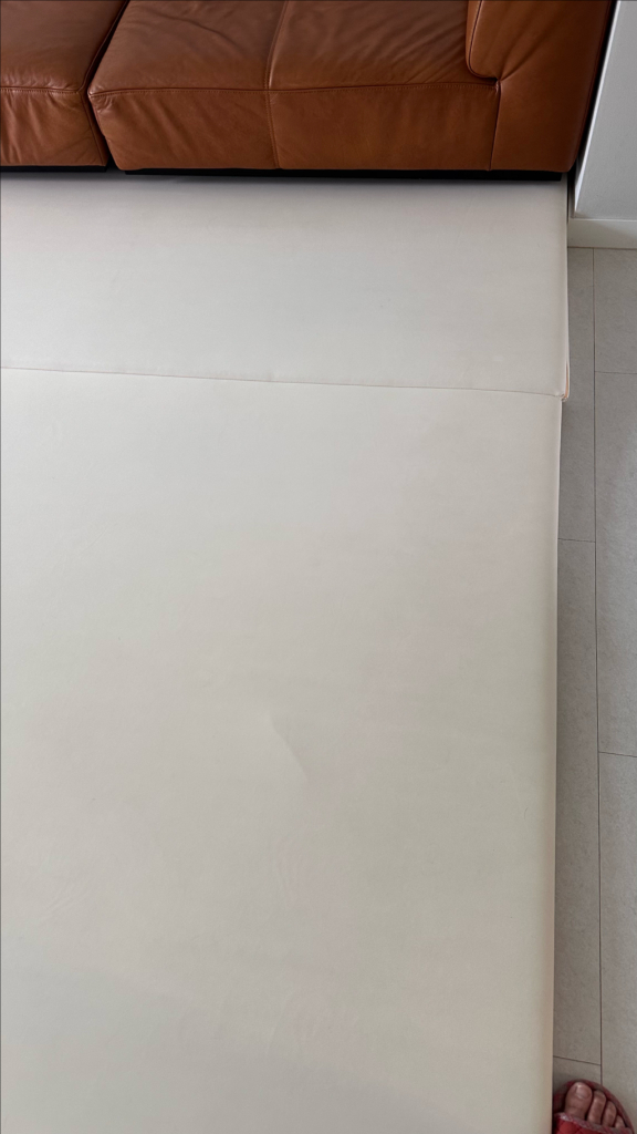 크림하우스 프리2 아기매트 280*350 버터크림 이미지