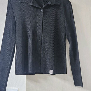 오삼삼 플리츠 카라 가디건 이미지
