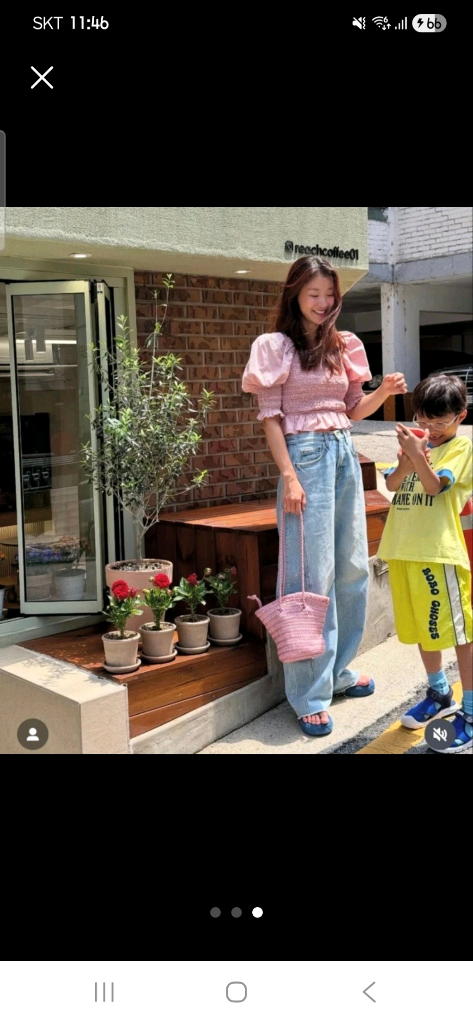 샤넬 쪼리 데님샌들 39 새상품풀셋 이시영 11am착용 이미지