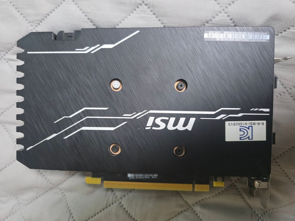 지포스 GTX 1660 super 그래픽카드 이미지