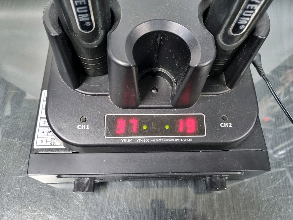 무선 노래방 마이크 세트 예음YTX 900 이미지