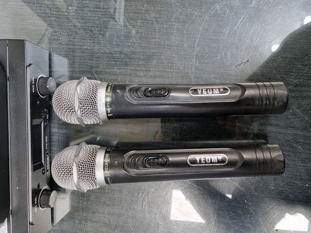무선 노래방 마이크 세트 예음YTX 900 이미지