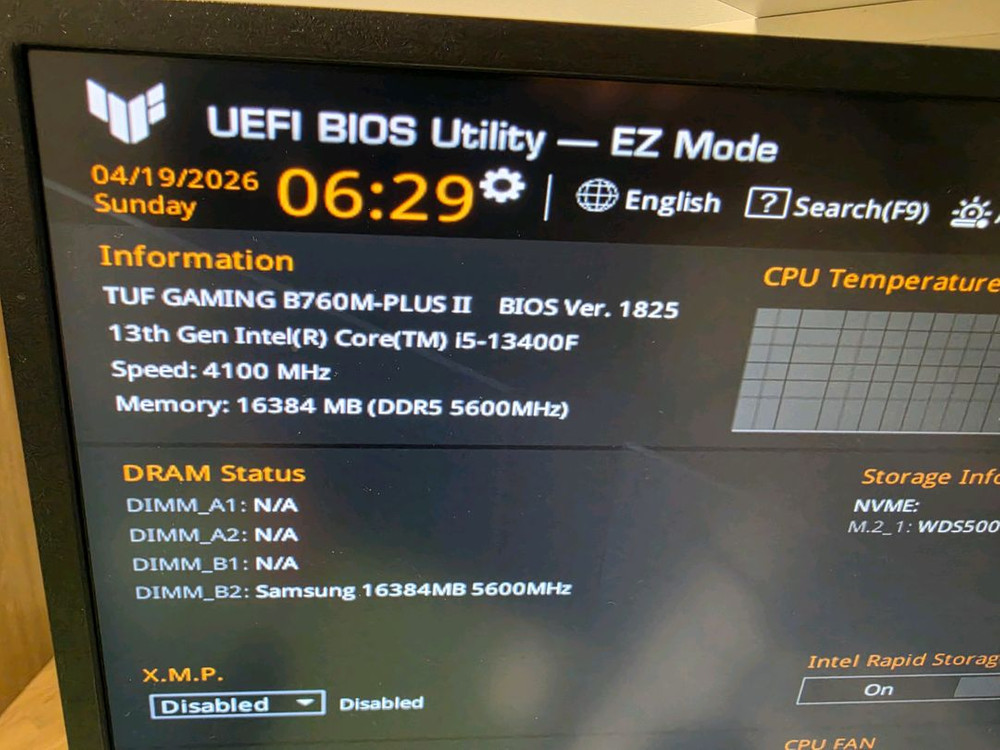 ASUS 메인보드 TUF GAMING B760M-PLUS II 이미지