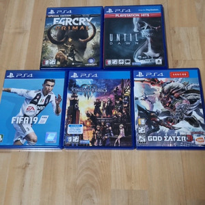 PS4 플스4 게임 타이틀 5종 일괄 이미지