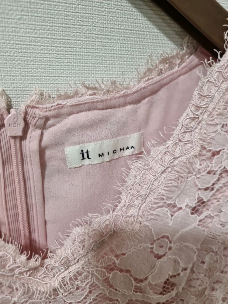 잇미샤 레이스 원피스 핑크/블루 55 이미지