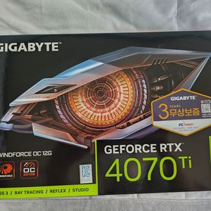 기가바이트 4070 Ti 그래픽카드 팝니다 이미지