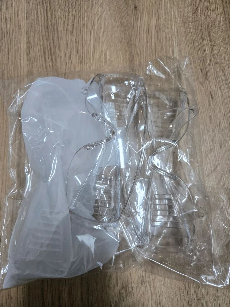 작업용 헬멧 조끼 마스크 세트 이미지