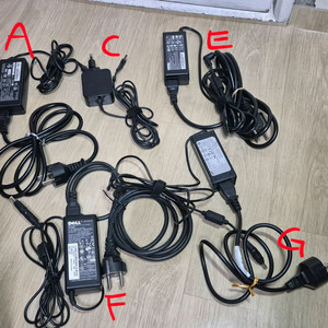 노트북어댑터(15V,19V)-5종 이미지