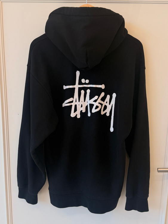 스투시 (STUSSY)베이직 로고 후드집업 이미지