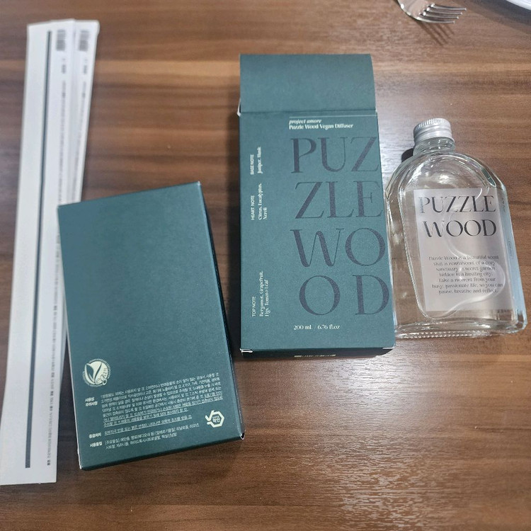 퍼즐우드 디퓨저 200ml+ 스틱5개입 -> 2개 이미지