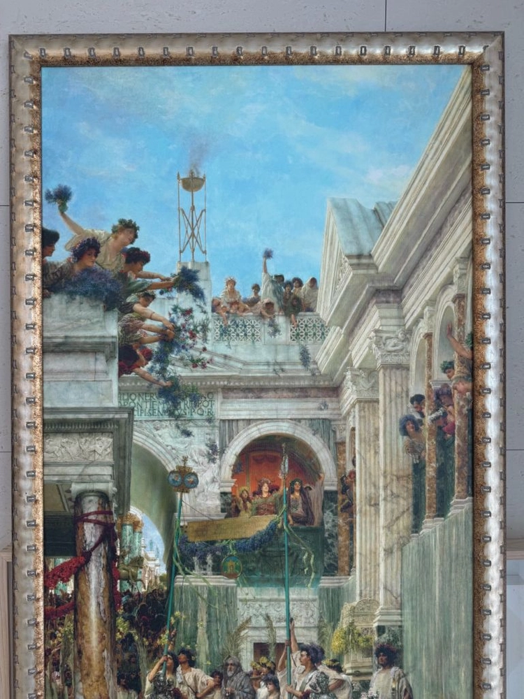 로렌스 알마 타데마 봄의 행진 작가그림 대형와이드 인테리어 그림 액자 갤러리그림 이미지