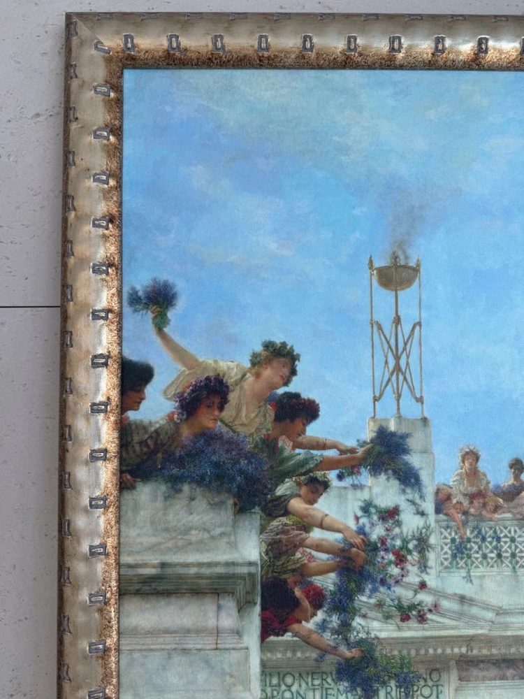 로렌스 알마 타데마 봄의 행진 작가그림 대형와이드 인테리어 그림 액자 갤러리그림 이미지