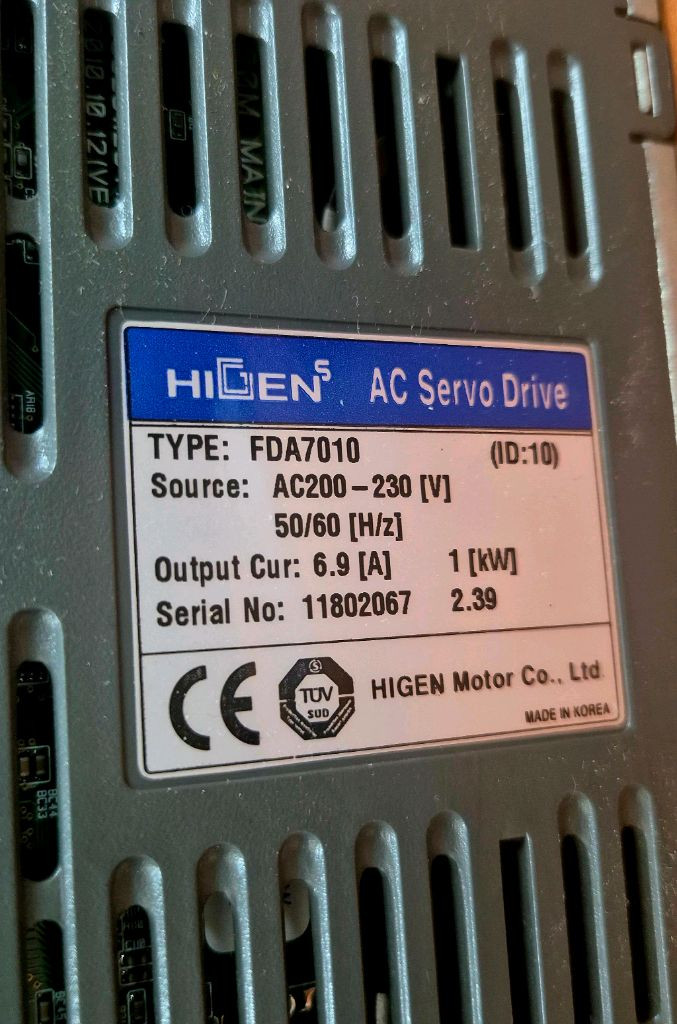2067 하이젠 서보 모터드라이브 1.0kW 창고재고 정리 미사용 제품 이미지