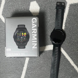 가민 포러너 265 블랙 GPS 러닝 스마트워치290 이미지