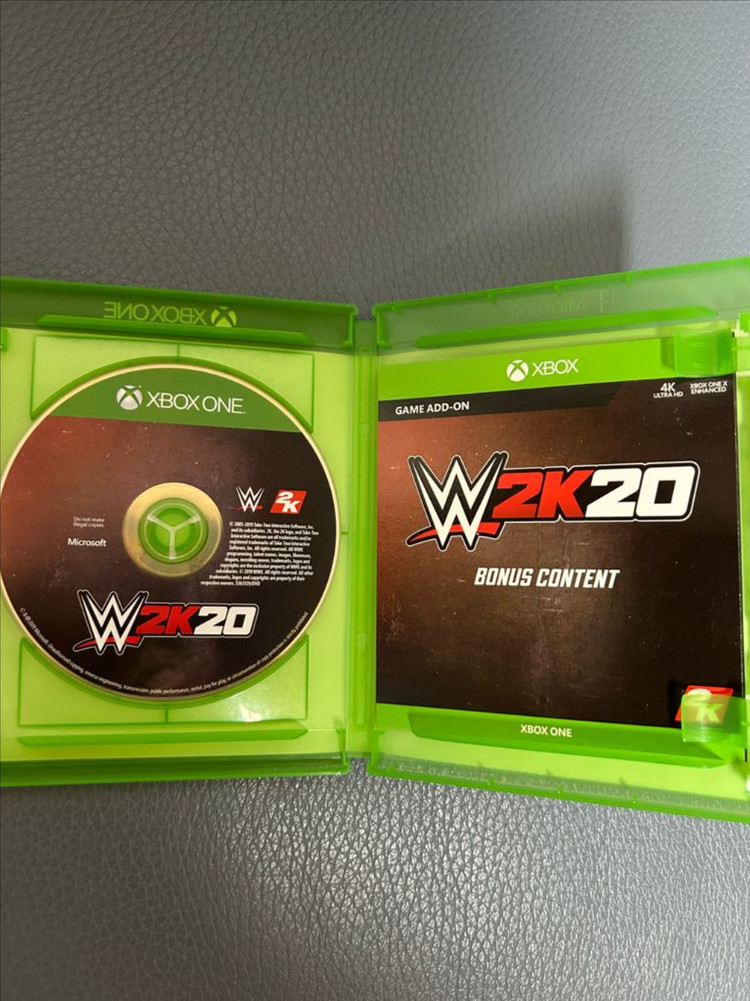 엑스박스 원 wwe 2k20 소장용 (해외판x) 이미지