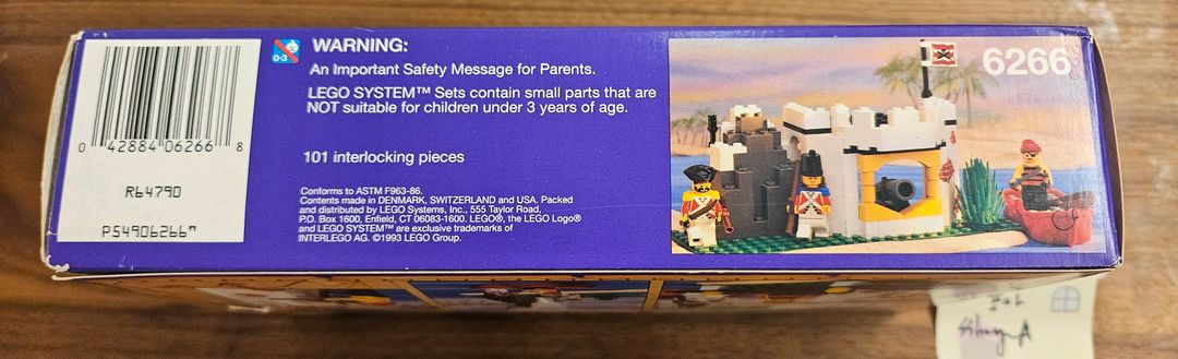 LEGO 레고 올드 해적 6266 캐논코브 중고 Used 판매합니다(박스) 이미지