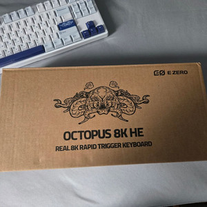 아즈라 E ZERO OCTOPUS 8K HE 래피드 트리거 게이밍 키보드 옥토퍼스 8K HE 자석축 팜 이미지