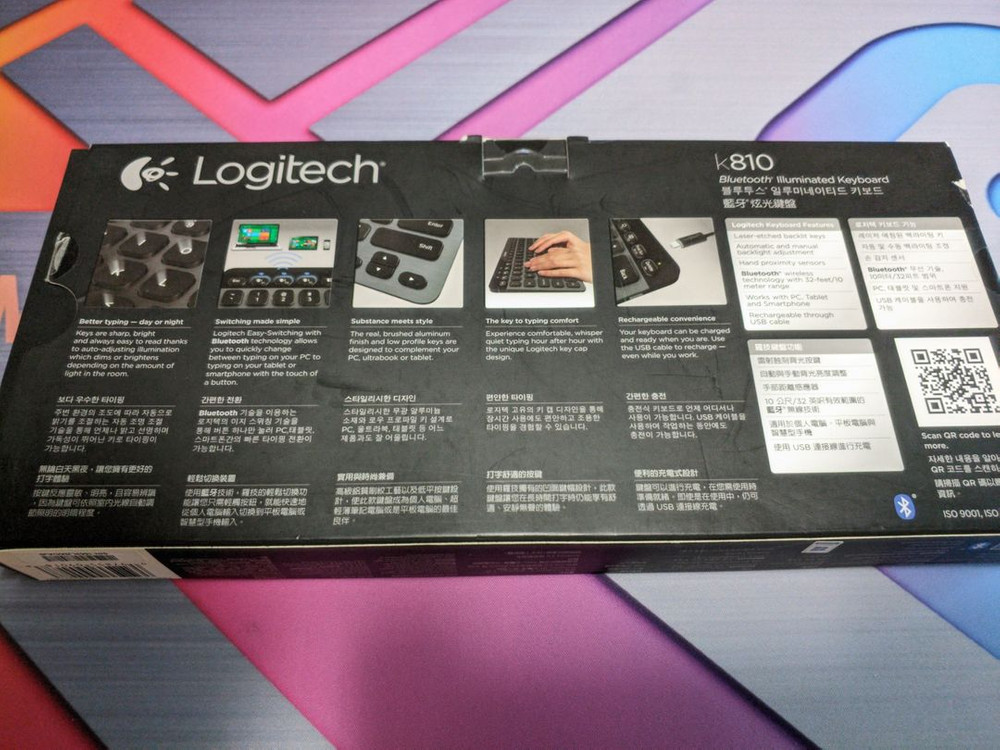 로지텍 K810 키보드 국내 정품 판매 이미지