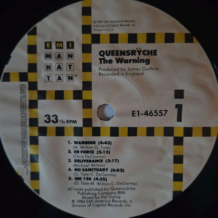 QUEENSRYCHE - THE WARNING LP(미국반) 이미지