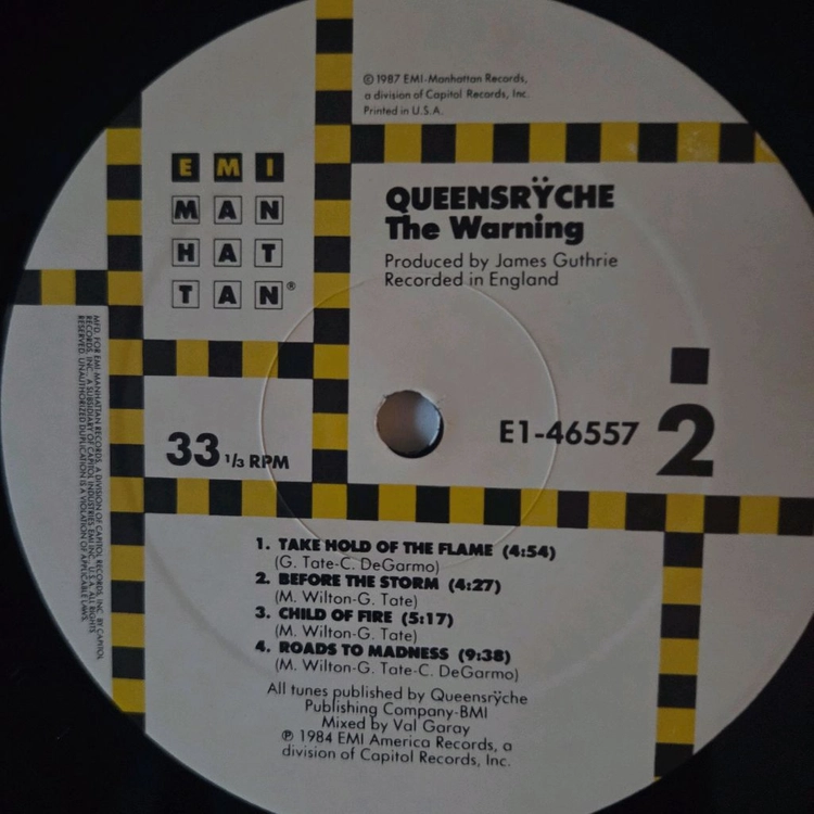 QUEENSRYCHE - THE WARNING LP(미국반) 이미지