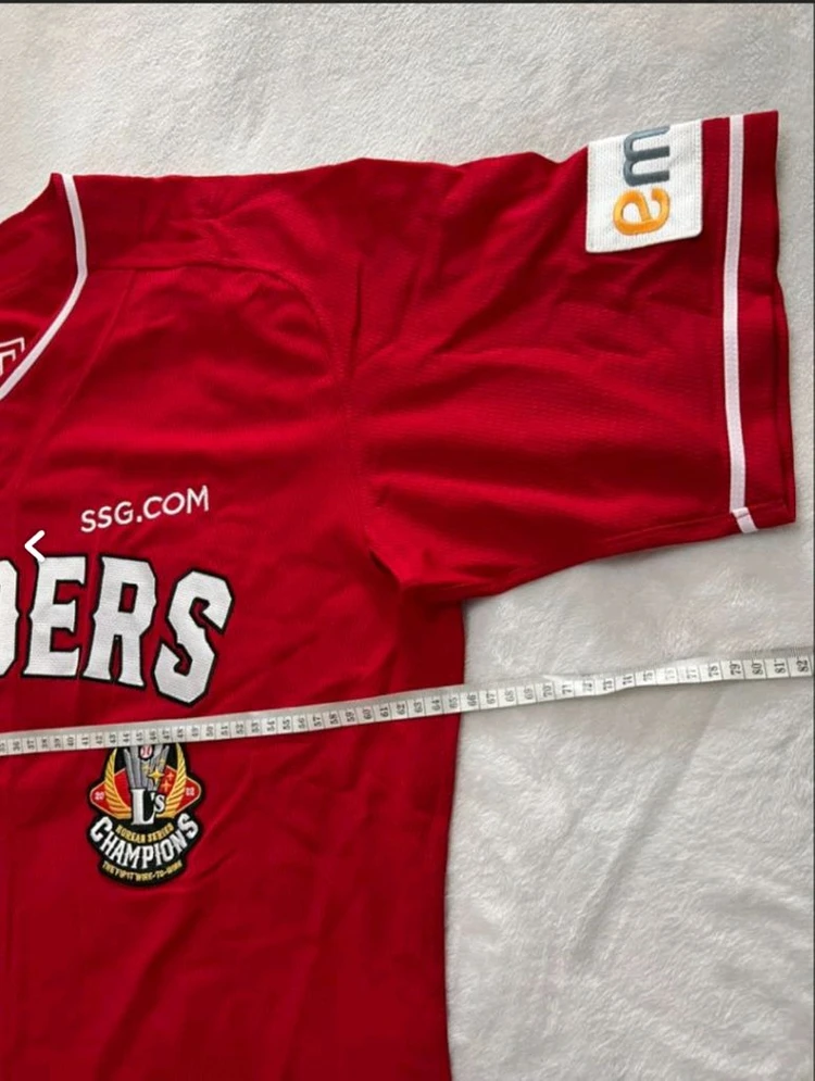 SSG LANDERS 야구 선수 입었던 유니폼 저지 져지 KBO baseball PLAYER WORN JERSEY 이미지