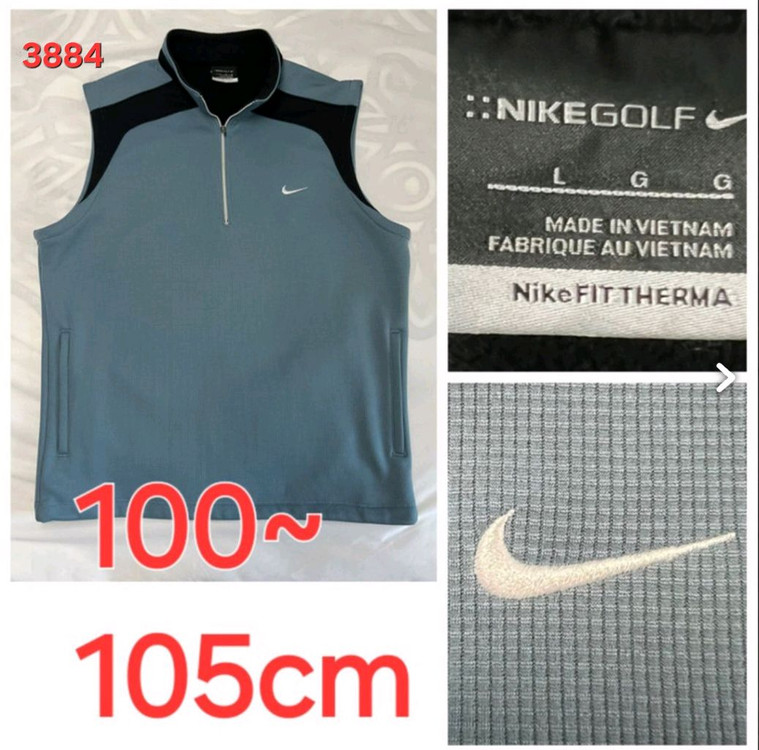남성 나이키 Nike 봄 가을 겨울 골프 집엎 바람막이 조끼 mens golf vest large 100-105cm 이미지