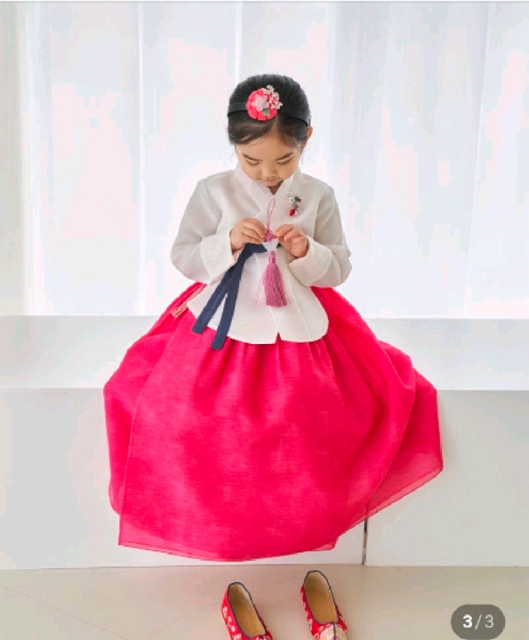 한복드레스 한복 새상품 13호 (모리앙, 예화 스타일) 이미지