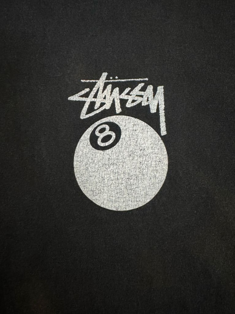 STUSSY 스투시 에잇볼 피그먼트 다이드 반팔 티셔츠 이미지
