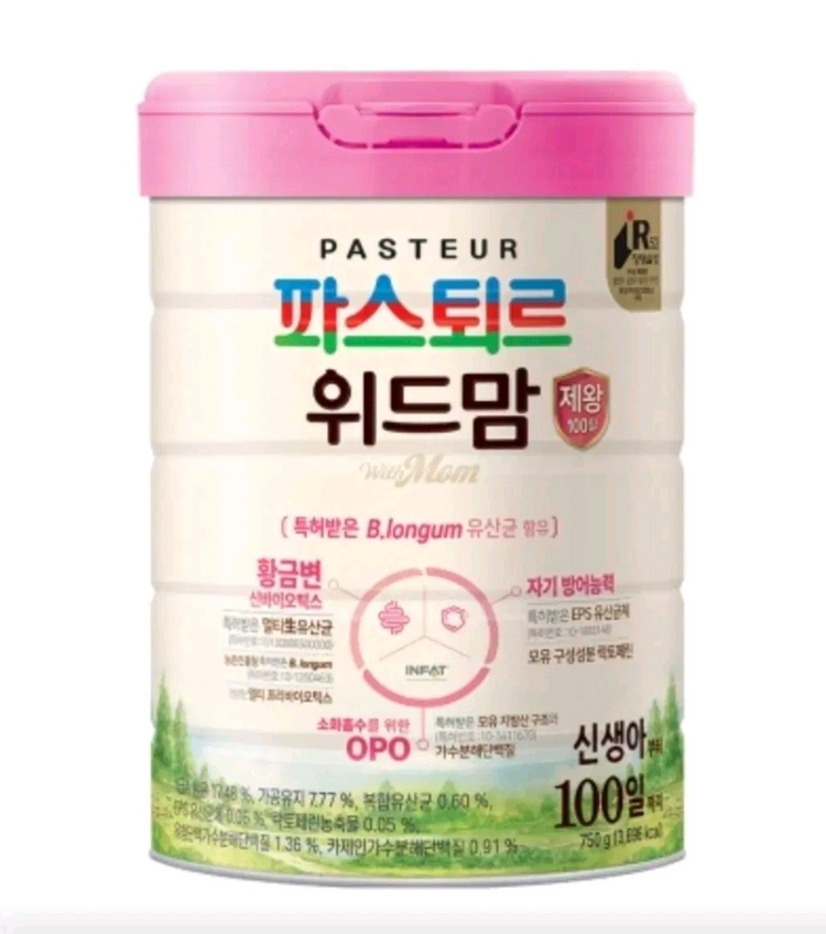 (익일발송) 파스퇴르 위드맘 제왕 100일 750g 2캔 이미지