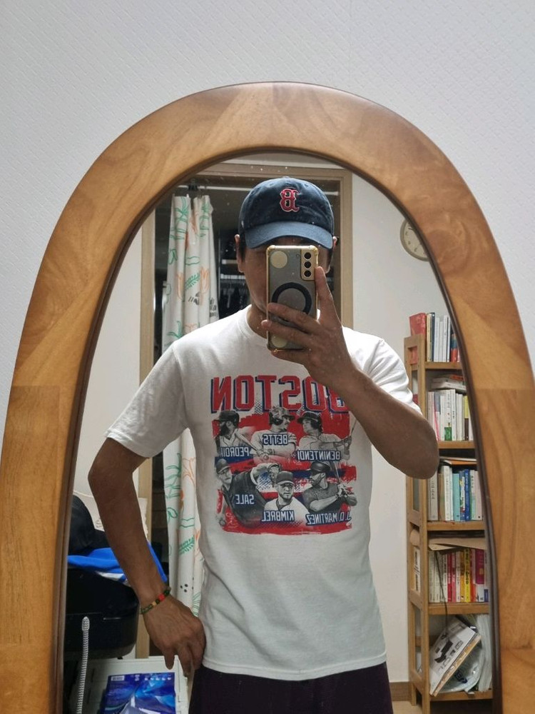 챔피온 일본 시카고 컵스 반팔티 / 보스턴 레드샥스 반팔티 이미지