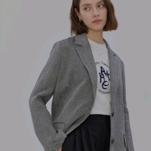 아떼 린넨100 헤링본 자켓 이미지