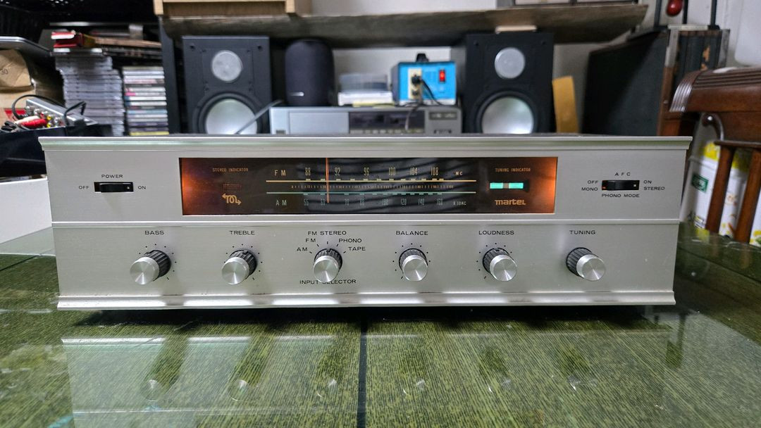 부산-1966. 미국 마르텔 FAX-150C 풀진공관 앰프,리시버와 JBL LX55 스피커 이미지