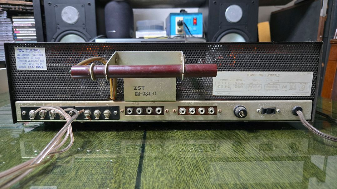 부산-1966. 미국 마르텔 FAX-150C 풀진공관 앰프,리시버와 JBL LX55 스피커 이미지