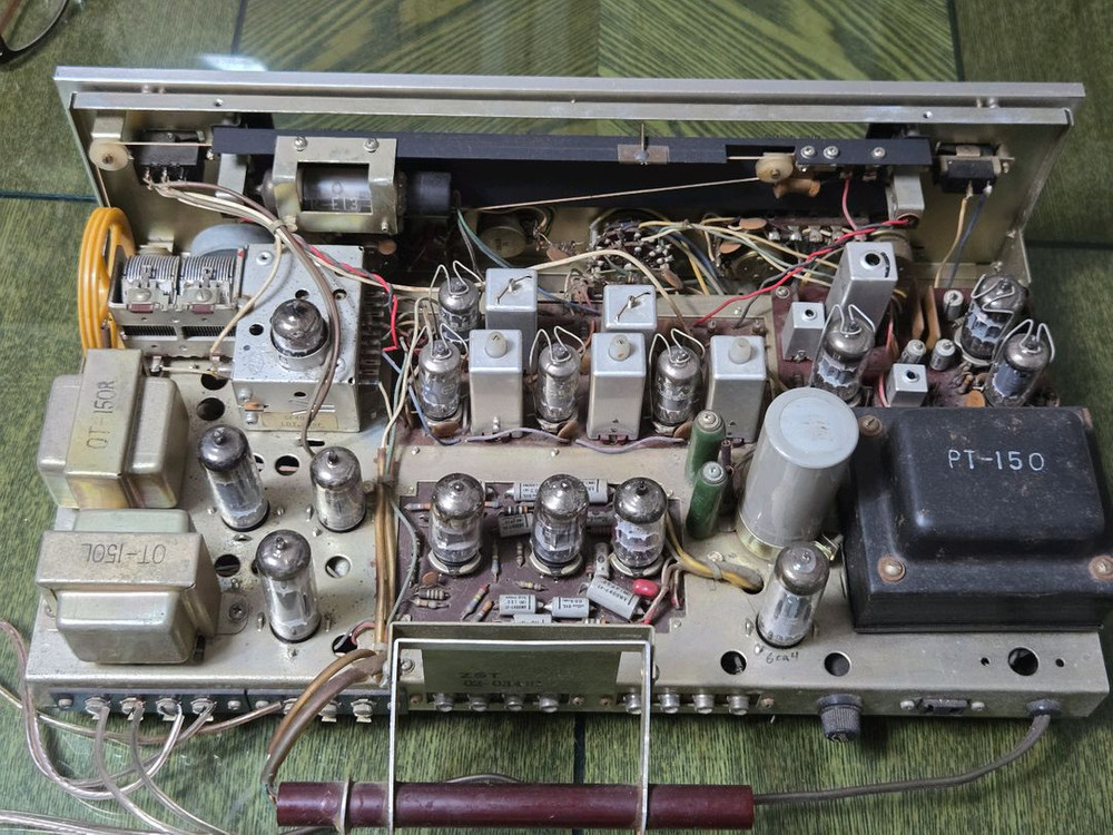 부산-1966. 미국 마르텔 FAX-150C 풀진공관 앰프,리시버와 JBL LX55 스피커 이미지