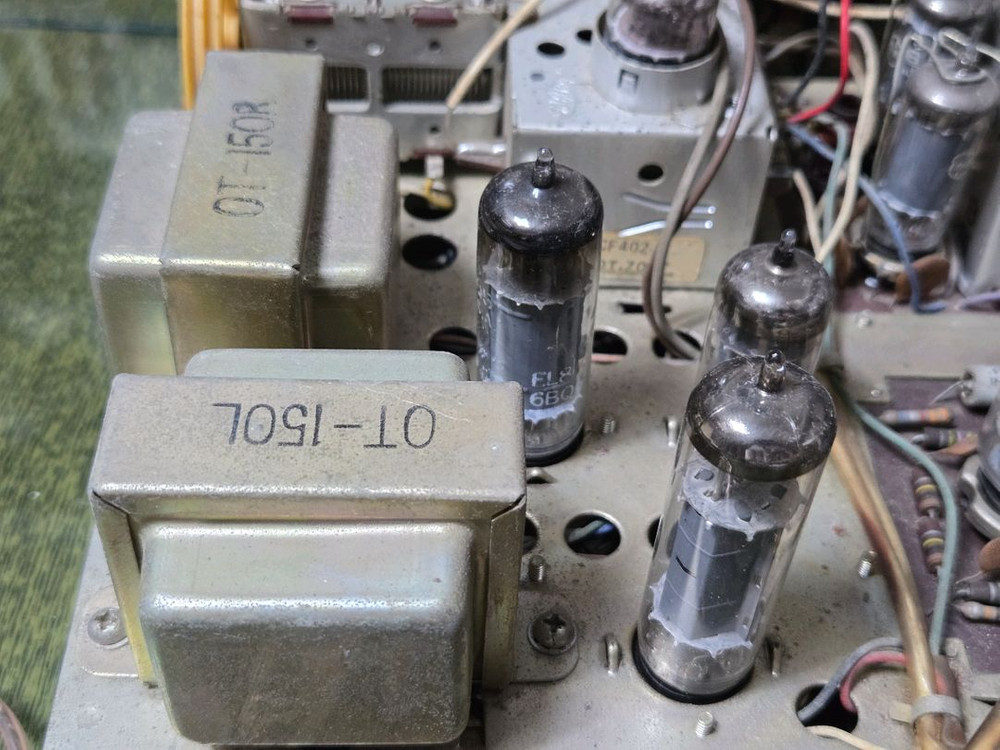 부산-1966. 미국 마르텔 FAX-150C 풀진공관 앰프,리시버와 JBL LX55 스피커 이미지