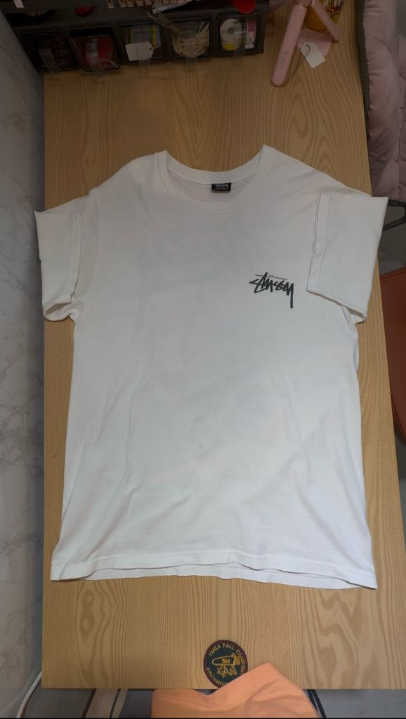 STUSSY 스투시 퍼지 다이스 그래픽 반팔 티셔츠 이미지